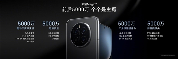 4499元起!榮耀Magic7/Magic7 Pro發布:最強AI手機 一句話全自動操作(圖17) xxx元起!榮耀Magic7/Magic7 Pro發布:最強AI手機 一句話全自動操作