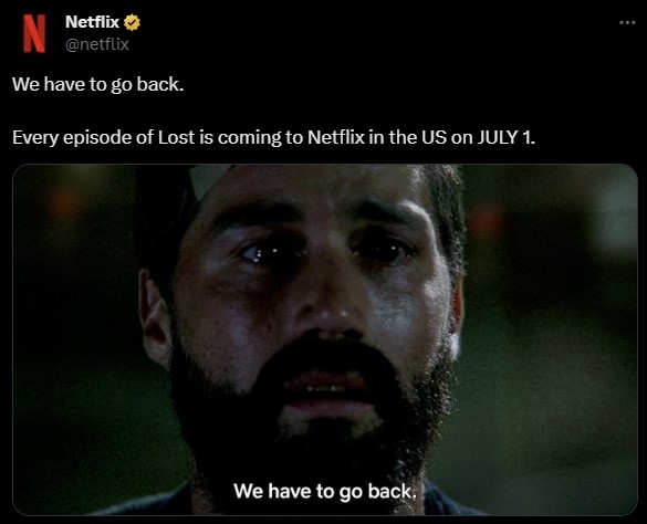 《迷失》返場網飛