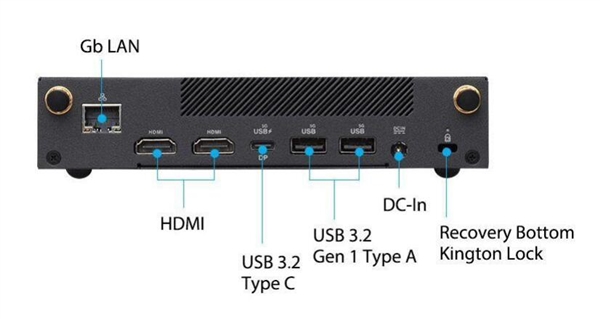 華碩推出Chromebox CF40無風扇電腦:鋁制機箱、賽揚N4500處理器(圖3) 華碩推出Chromebox CF40無風扇電腦:鋁制機箱、賽揚N4500處理器
