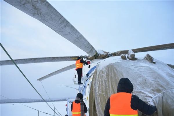 零下30多度！國產大型民用直升機AC313A首次高寒試飛
